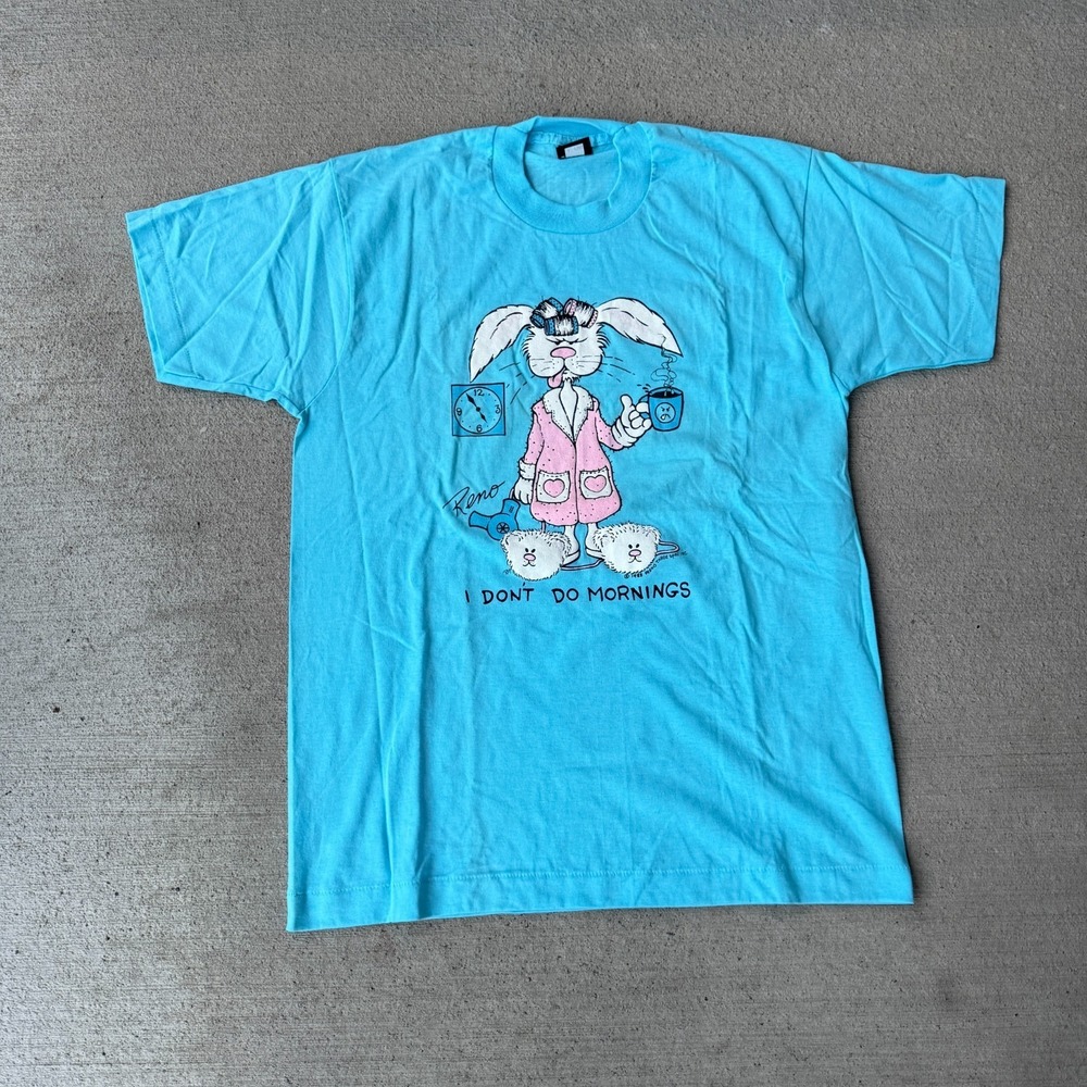 Vintage I don’t do mornings shirt
